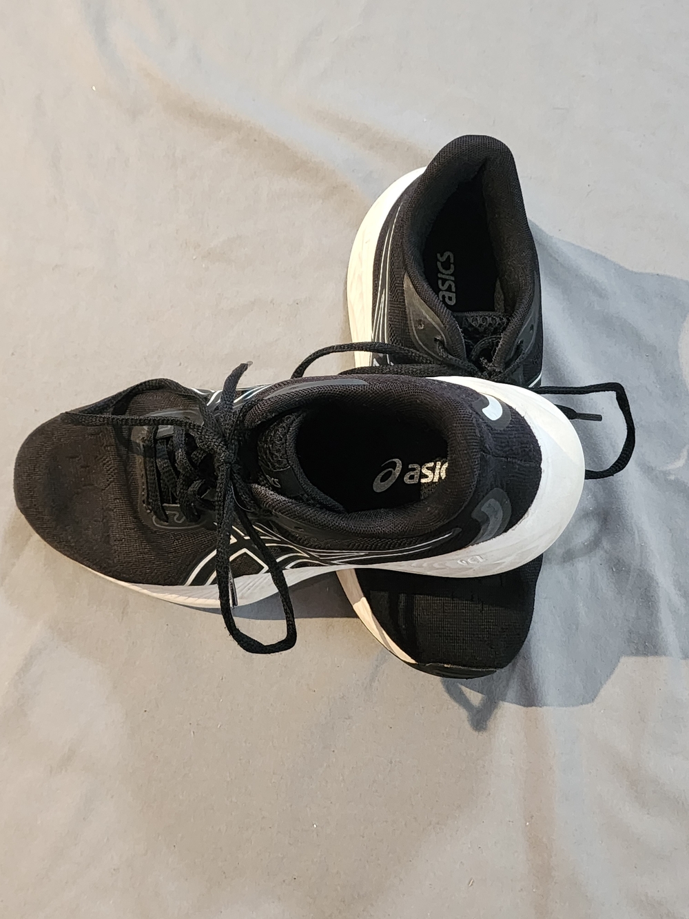 ASICS GEL-Excite 10 Women's Black White Mesh Running Shoes US Size 4